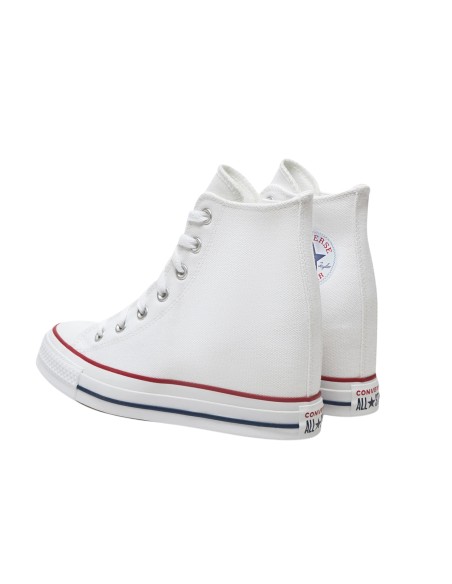 Converse Bianca con zeppa